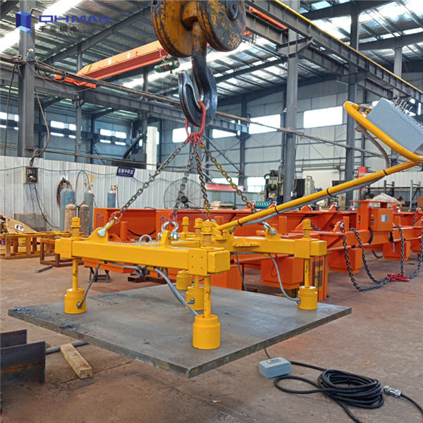 EPM Steel Rebar Sheet Metal Magnetic Lifter 1000kg For Crane